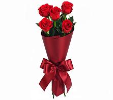 Букет 5 Красных роз Эдлесс Лав в Наволоках