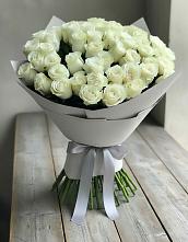 Букет 35 Белых роз #REPLACE_PRED# Наволоках