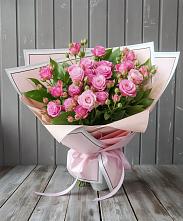 Букет Розовый кустик в Наволоках