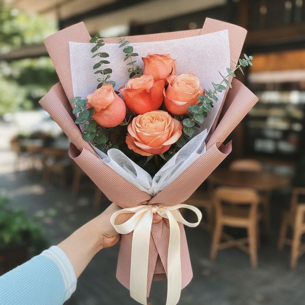 Букет цветов из: Розы в Наволоках