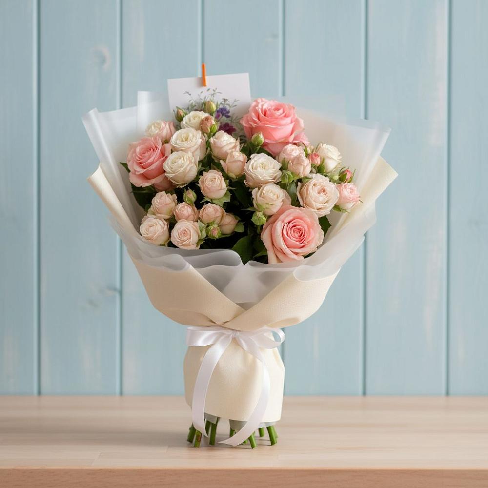 Букет цветов из: Розы в Наволоках