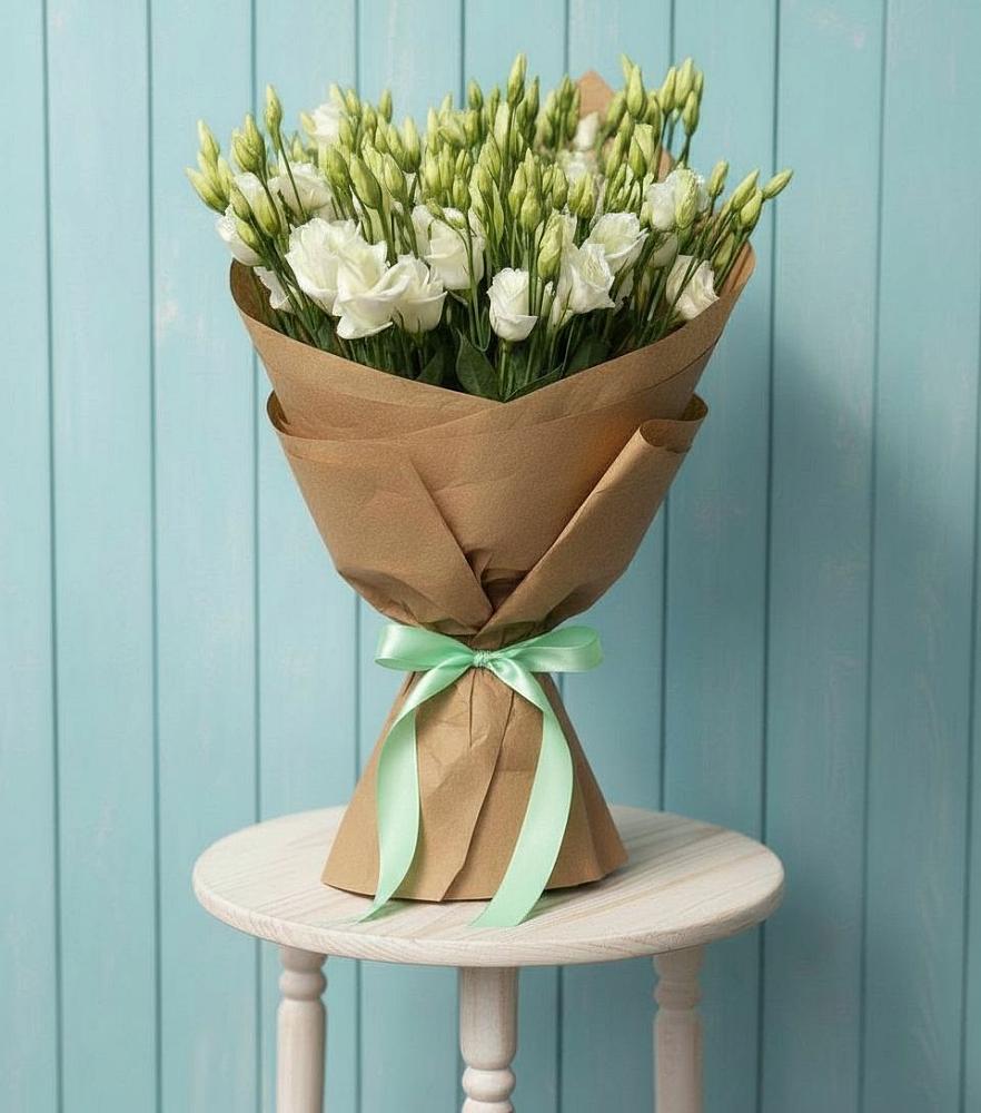 Букет цветов из: Лизиантусы в Наволоках