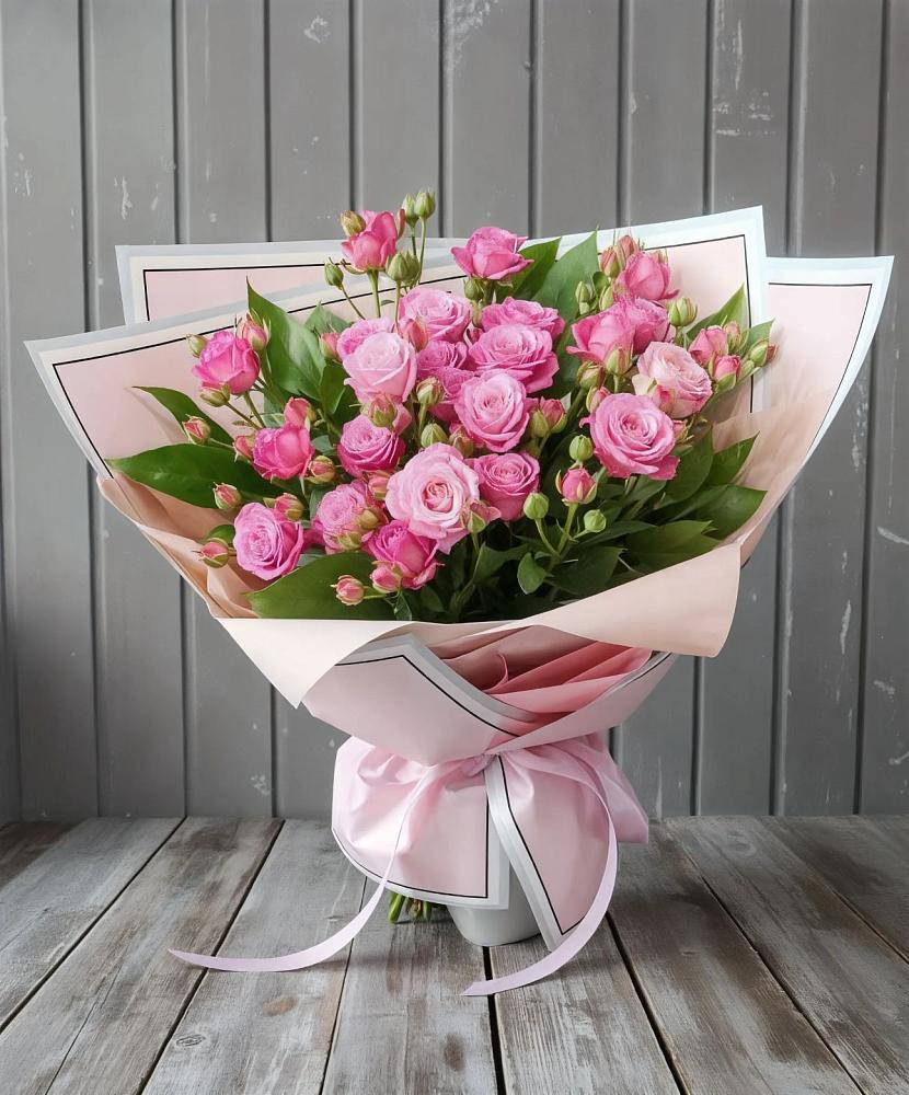 Букет Розовый кустик в Наволоках