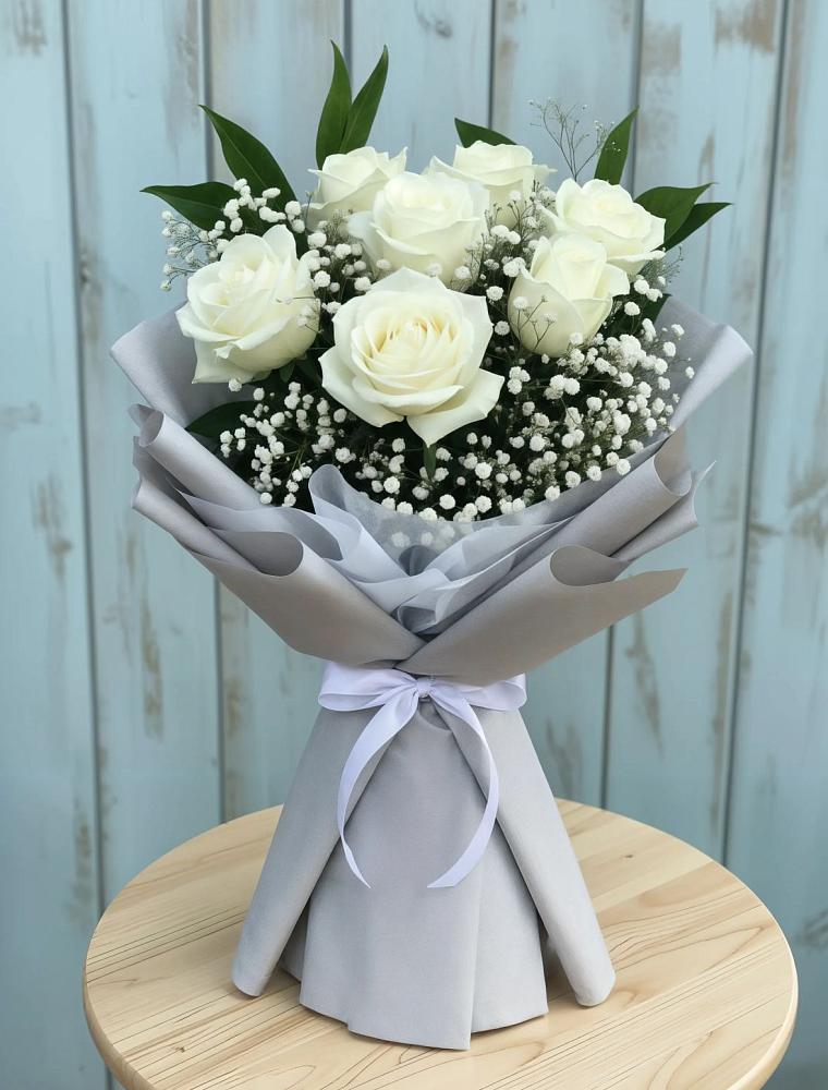 Букет цветов из: Розы в Наволоках