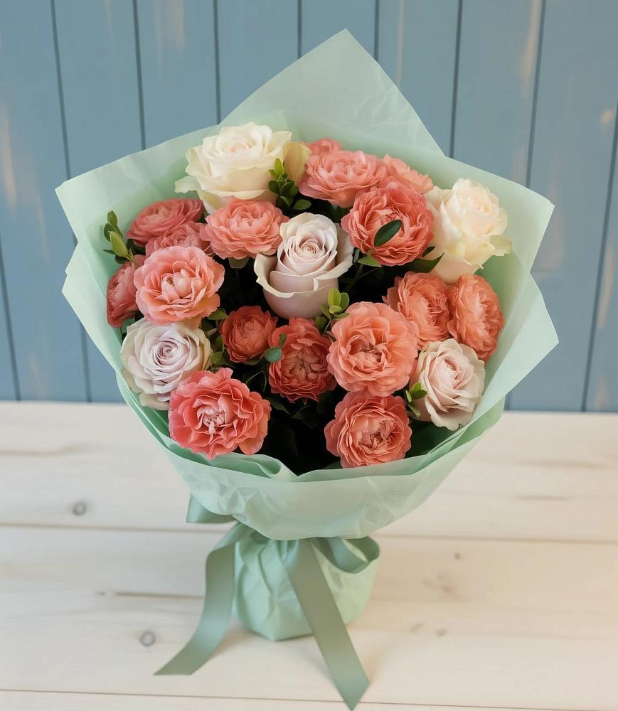 Букет цветов из: Розы в Наволоках