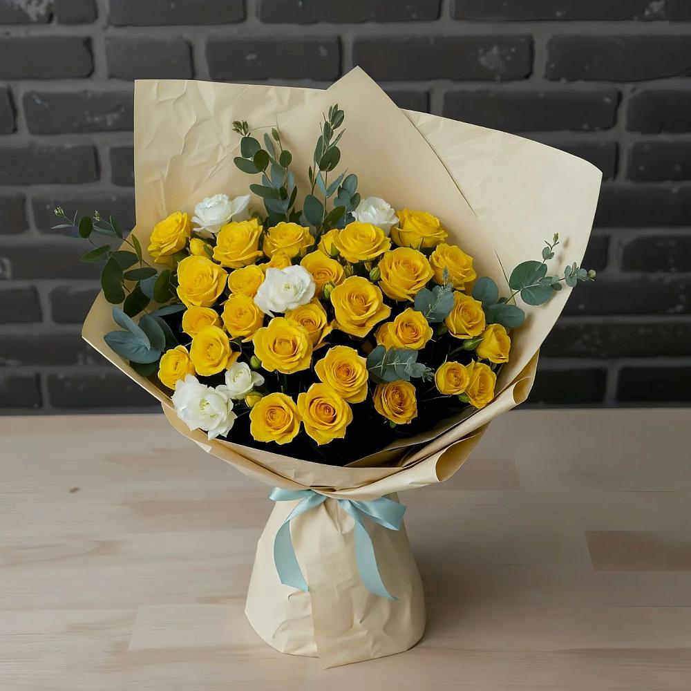 Букет цветов из: Розы в Наволоках