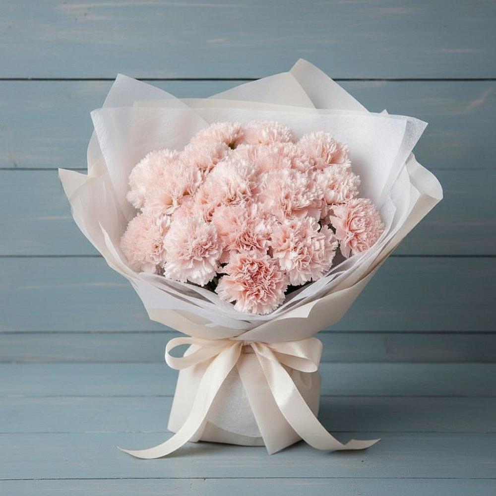 Букет цветов из: Гвоздики в Наволоках